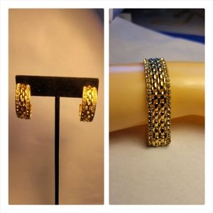 KJL bracelet/ earrings set
